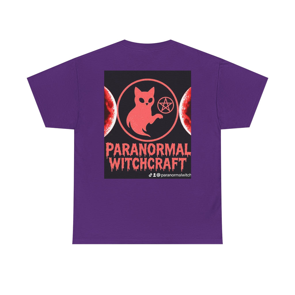 Paranormal Witchcraft Tee - Unisex Heavy Cotton Shirt, Halloween Apparel, Witchy Gift, Spooky Style