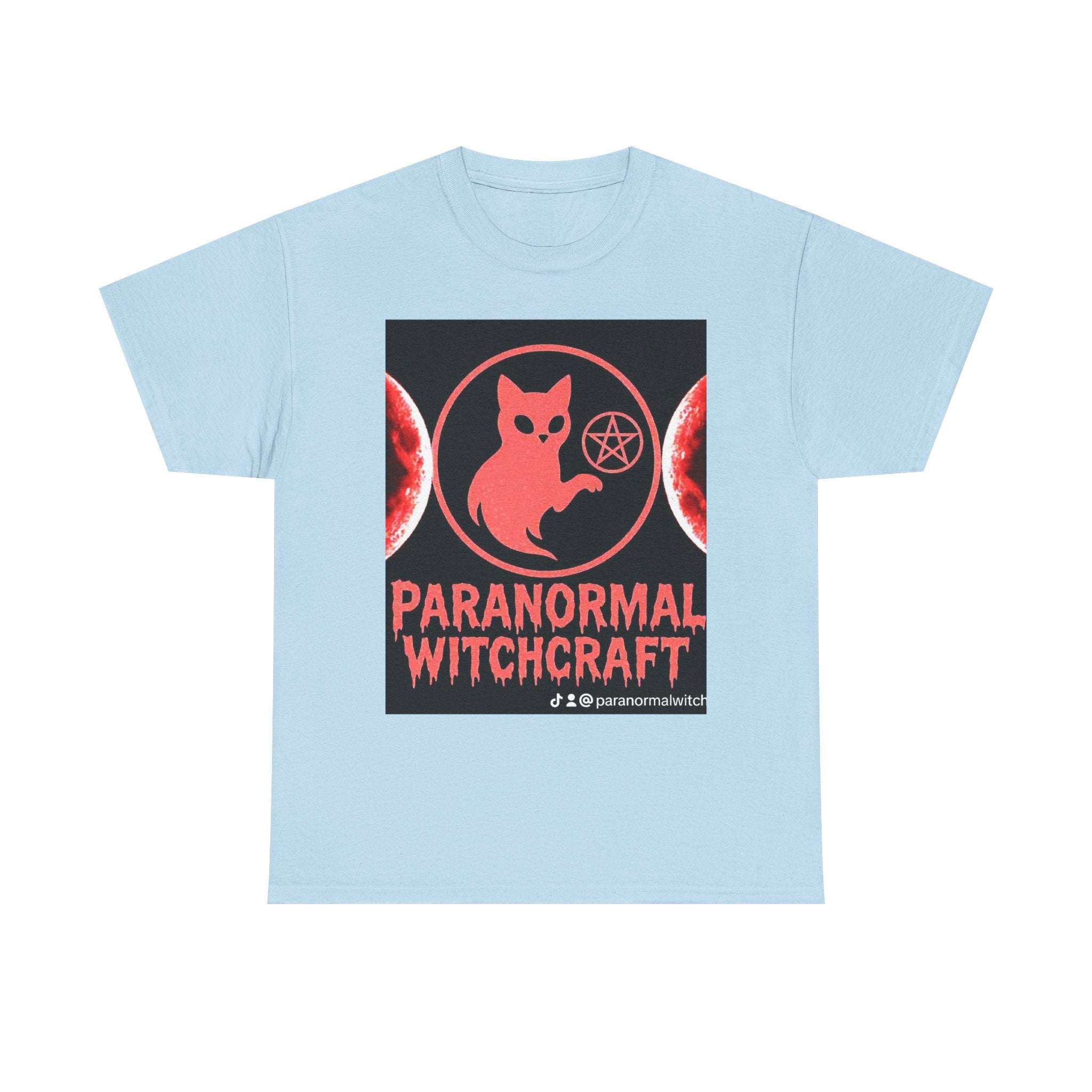 Paranormal Witchcraft Tee - Unisex Heavy Cotton Shirt, Halloween Apparel, Witchy Gift, Spooky Style