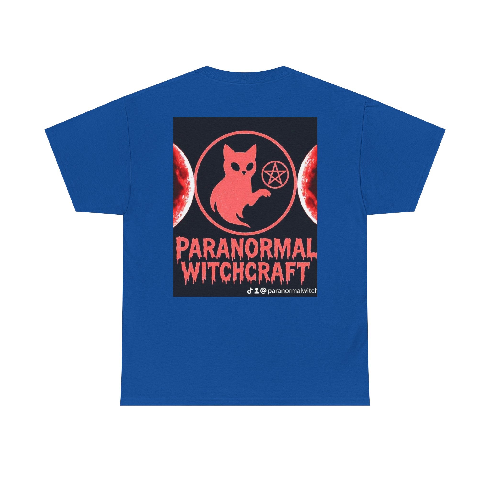 Paranormal Witchcraft Tee - Unisex Heavy Cotton Shirt, Halloween Apparel, Witchy Gift, Spooky Style