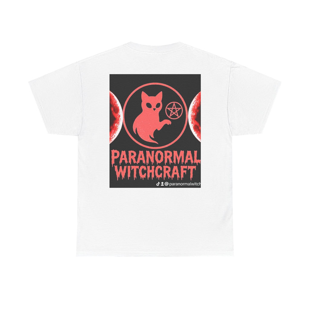 Paranormal Witchcraft Tee - Unisex Heavy Cotton Shirt, Halloween Apparel, Witchy Gift, Spooky Style